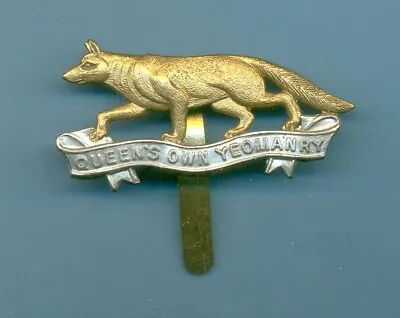 Queens Own Yeomanry.bi-metal Army Cap Badge • £12.50