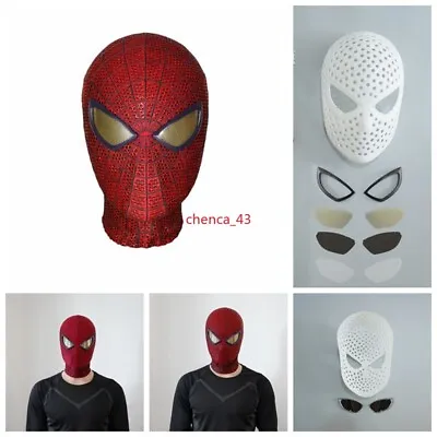 Amazing Spiderman High Quality Helmet Mask Eye Magnet Attraction With Face Shell • $87.87