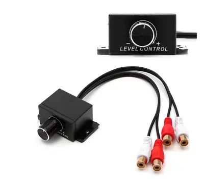 Universal Car Audio Amplifier Bass RCA Level Remote Volume Control Knob LC-1 UK • £8.89