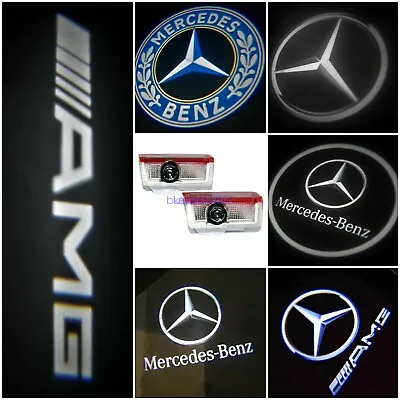 2 HD LED Door Courtesy Light Kit Projector For Mercedes-Benz GL 2013-2016 • £7.02
