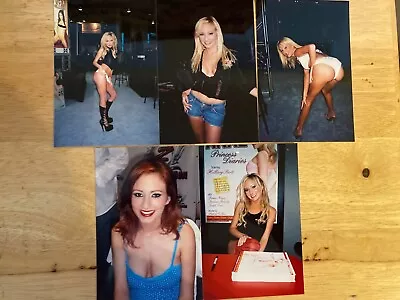 LOT OF (5) HILLARY SCOTT SEXY 4x6 CANDID PHOTOS ADULT FILM STAR • $9.95