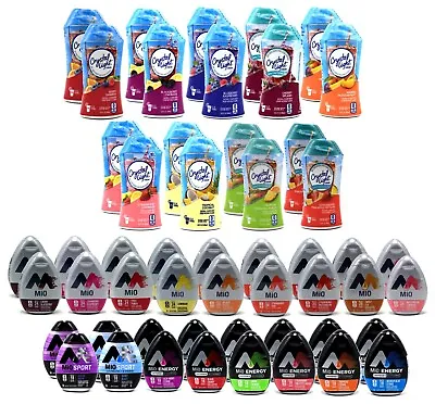2 Pack Crystal Light And Mio Liquid Drink Mix Many Flavor Choices Save Up To 35% • £10.12