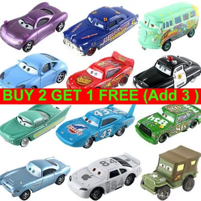 £8.20 • Buy Disney Pixar Cars The King Mater Chick Hicks McQueen Diecast Toys Car Collect