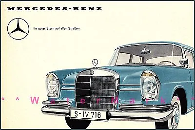 Mercedes Benz Star Of The Streets Vintage Poster Print German Car Advertisement • $21.58