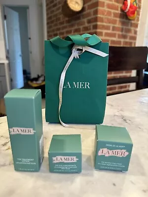 La Mer 3 PC Travel Size Set With Gift Bag Sealed ! • $51