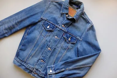 Vintage Levi's Denim Jacket S Blue Trucker • £30