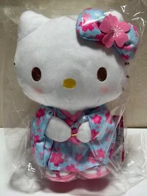 Sanrio Hello Kitty Stuffed Toy S Sakura Kimono Series Light Blue Plush Doll • $55.39