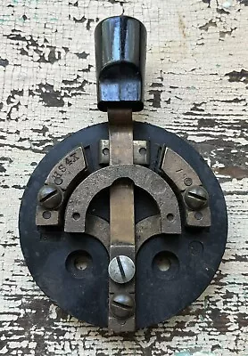 Old Industrial Laboratory Vintage Knife Plate Electrical Power Switch Steampunk • $24.99