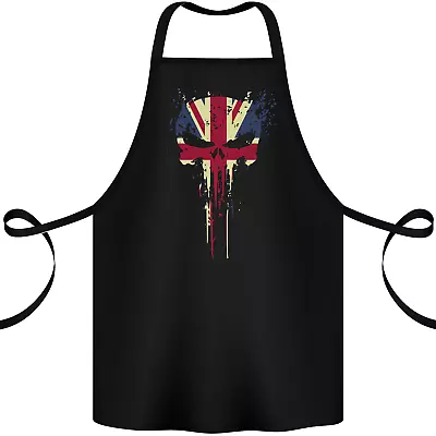 Union Jack Skull Gym St. George's Day Cotton Apron 100% Organic • £12.99