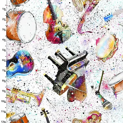 Rhythm & Hues Music Musical Instruments 18002 Durable 3 Wishes Cotton Fabric • $10.75