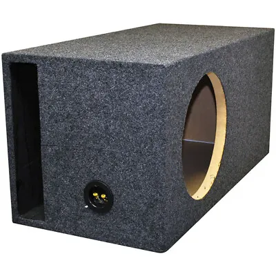 QPower 12 Inch Extra Large SPL Ported Vented Subwoofer Sub Box | Grey Carpet • $99.95