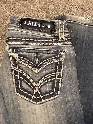 LA Idol Girl’s Jeans Size 5 (29X33) Flaw On Back Pocket • $16.99