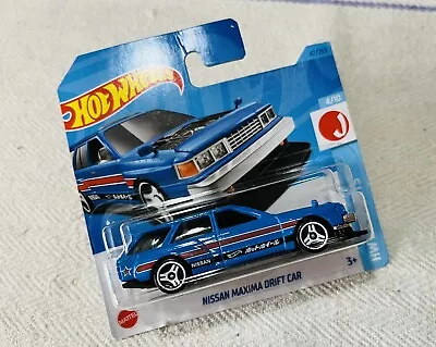 Nissan Maxima Drift Car Hot Wheels HW J-Imports JDM Blue Wagon Chrome Engine • £5.95