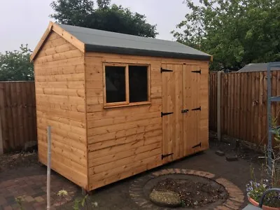 10 X 10 Heavy Duty Wooden Workshop In Various Redwood T&G And Roof Coverings • £1580