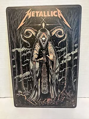 Metallica Metal Poster Art Album Cover Decor Man-cave Tin Sign Retro Sweet • $10.75