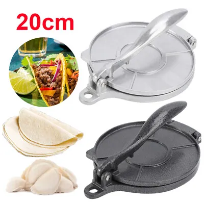 Tortilla Maker Press Cast Iron Corn Tortillas Dough Tools Pressing Kitchen Tool • $42.59