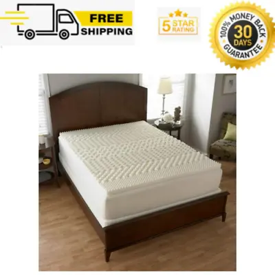 Mattress Foam Topper Pad Memory Twin XL Size Bed 1.25 Inch 7-Zone NEW • $18.10