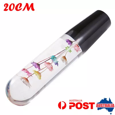 20CM Real Flowers Gear Shift Knob Shift Head Racing Crystal Multicolor Universal • $39.68