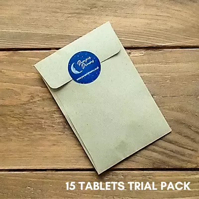 Minty Toothpaste Tablets With Fluoride - Plastic Free Zero Waste Vegan • £2.89