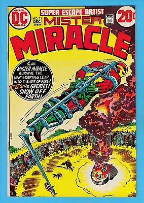 Mister Miracle # 11 Vfn+ (8/8.5) Jack Kirby Art & Story_high Grade Cents Dc_1972 • $4.12