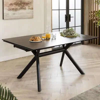 Premium Wide Extending Ceramic 10 Seat Dining Table Grey Slate 160-240cm • £1604.25