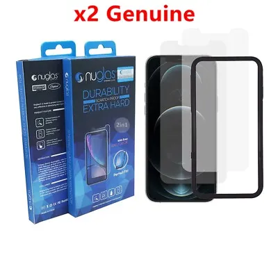 $8.95 • Buy 2x Screen Protector Nuglas Tempered Glass For IPhone 13 Mini With Applicator