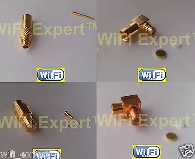 $2.99 • Buy MCX Or MMCX MALE Straight Or Angled For RG405 RF Semi Rigid Coax Cable Connector