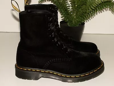 Dr. Martens 1460 PASCAL VELVET Boots 8-eyelet UK 4 EU 37 • £99