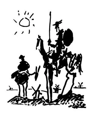 Pablo Picasso Don Quixote Poster 11 X 14 • $17.80