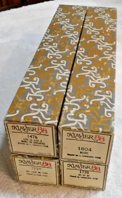 Set Of 4 Klavier 88 Player Piano Rolls Hey Look Me Over Mame Do Re Mi & Life • $32.49