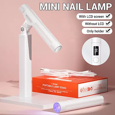 Mini Nail Dryer Lamp UV LED Nail Light For Curing All Nail Gel USB Rechargeable • $12.99