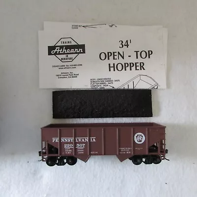 Athearn Ho Scale Prr 34’ Hopper With Coal Load (new) • $25