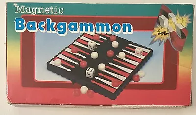 Miniature Magnetic Backgammon Travel Case Set Pocket Size #550 Brand New • $13.49