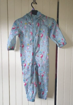 £0.99 • Buy Regatta Age 24-36 Months Unicorn Puddle IV Waterproof Suit Charity Sale