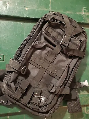 Military Tactical Backpack Army 3 Day Assault Pack Bag Rucksack - Black • $30