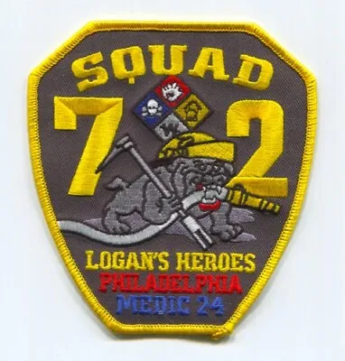 $3.95 • Buy Philadelphia Fire Department Squad 72 Medic 24 Patch Pennsylvania PA