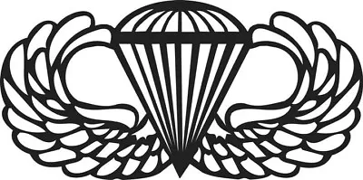 US Army Airborne Wings Self-adhesive Vinyl Decal • $3.95