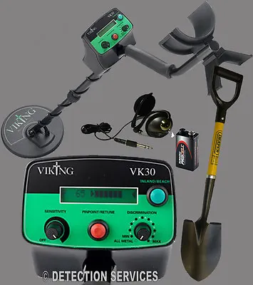 £201.64 • Buy Viking VK30 Metal Detector Motion & Non-Motion Grounds & Shoreline War & Coin