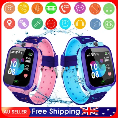 $23.74 • Buy 2022 Kids Tracker Smart Watch Phone GSM SIM Alarm Camera SOS Call For Boys Girls