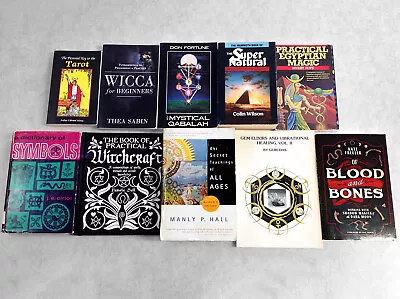 Magic Occult Witchcraft Spells Esoteric Vintage Books Lot Of 10 • $89.95