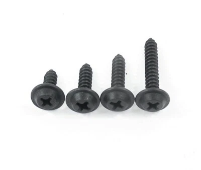 $29.95 • Buy Black #8 Phillips Flat Top Trim Screws- 1/2  To 1  Long- 200 Pcs (50ea)- J#328T