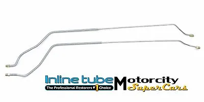Inline Tube 68-72 Chevelle Rear Axle Brake Line Lines Set Kit Brakes 2Pc Oem • $22.95