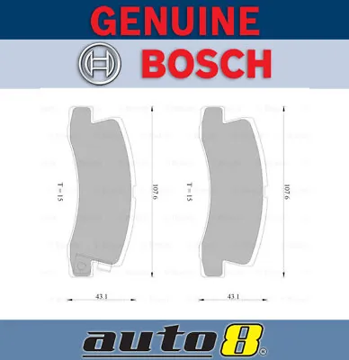 Bosch Rear Brake Pads For Toyota Camry / Vienta V1 3L Petrol 3VZFE 1993 - 1994 • $75.90