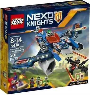 LEGO 70320 NEXO KNIGHTS Aaron Fox's Aero-Striker V2  * Brand New - Sealed * HTF • $44.99