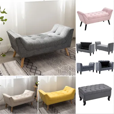 £108.95 • Buy Hallway Bench Seat Footstool Ottoman Window Seat Chaise Lounge Bed End Chair NEW
