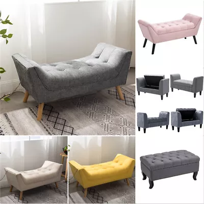 £108.95 • Buy Hallway Bench Seat Footstool Ottoman Window Seat Chaise Lounge Bed End Chair NEW