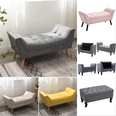 Hallway Bench Seat Footstool Ottoman Window Seat Chaise Lounge Bed End Chair NEW • £82.95