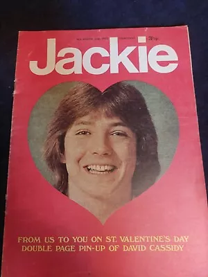 Vintage JACKIE Magazine 12 FEBRUARY 1972 David Cassidy Ben Murphy Mickey Finn730 • £12