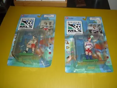 1996 BanDai Harkes & Lalas Official MLS Figure+ Trading Card Lot Of 2 Brand New! • $25