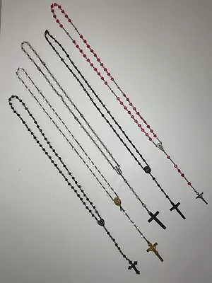 Lot Of 5 Vintage Catholic Rosaries / Beads • $22